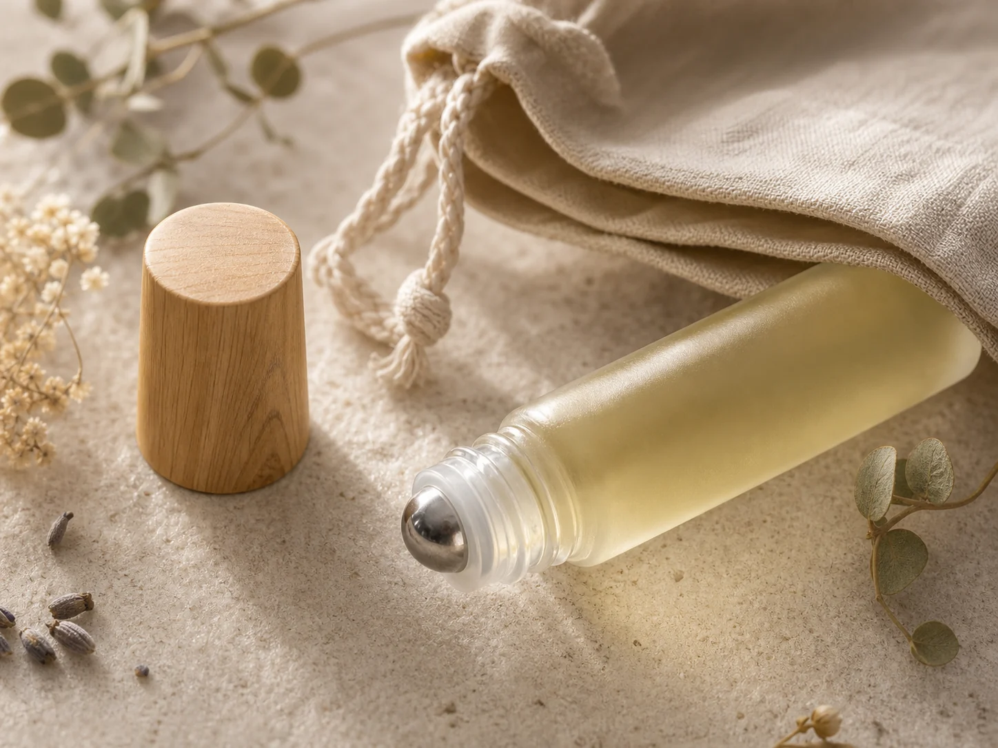 Terra Picta perfume oil roller applicator macro detail